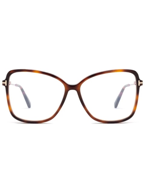 TOM FORD Eyewear butterfly frame glasses - Brown - zdjęcie produktu nr 1