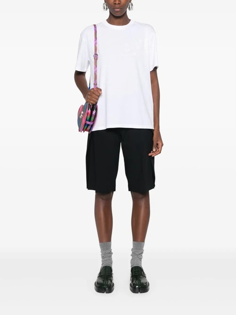 MM6 Maison Margiela Numeric Handwritten T-shirt - White - zdjęcie produktu nr 2