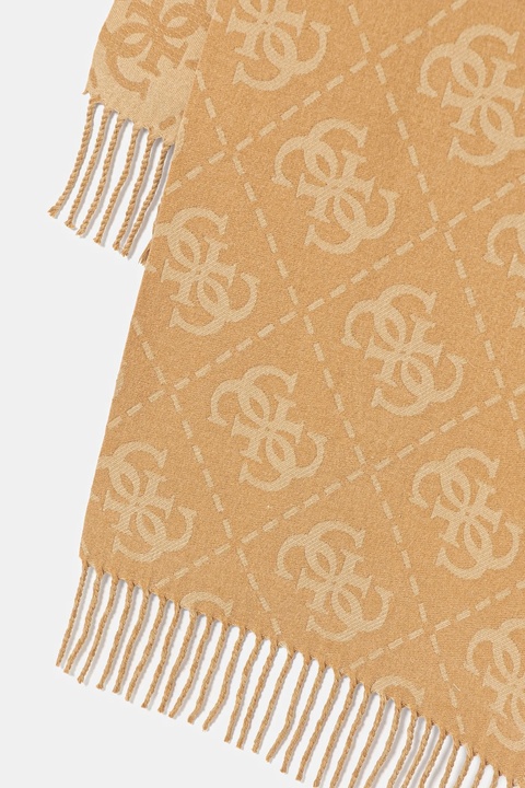 Guess szalik damski kolor brązowy wzorzysty W5BZ33 Z4210 - zdjęcie produktu nr 2