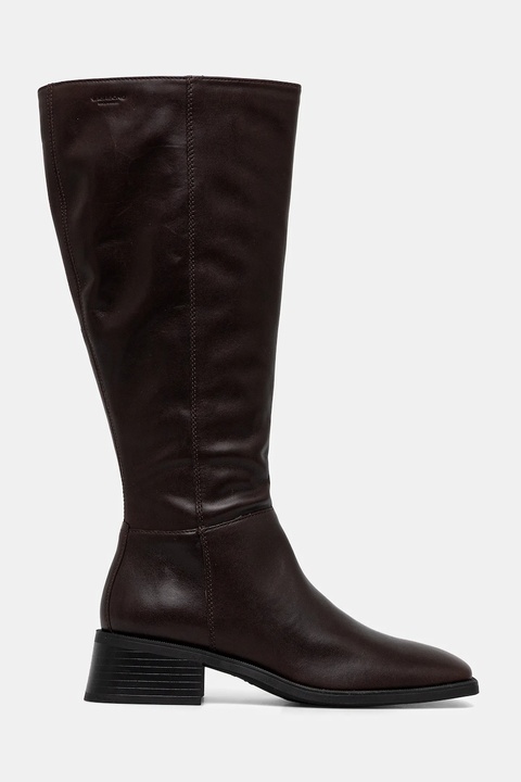 Vagabond Shoemakers kozaki skórzane BLANCA damskie kolor brązowy na płaskim obcasie 5417-801-35 - zdjęcie produktu nr 2