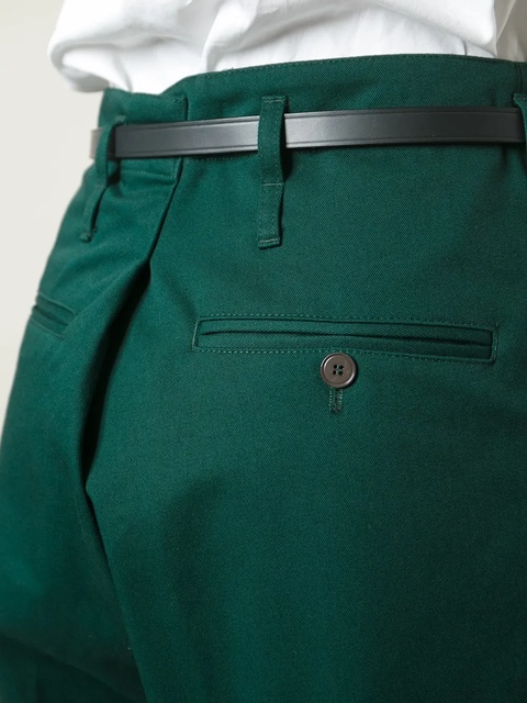 Golden Goose 'Kate' belted shorts - Green - zdjęcie produktu nr 2