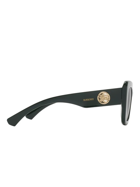 Burberry Eyewear EKD oversize-frame logo sunglasses - Green - zdjęcie produktu nr 1