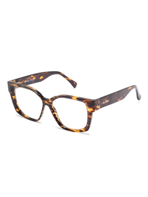 Max Mara Eyewear square-frame glasses - Brown - zdjęcie produktu nr 2