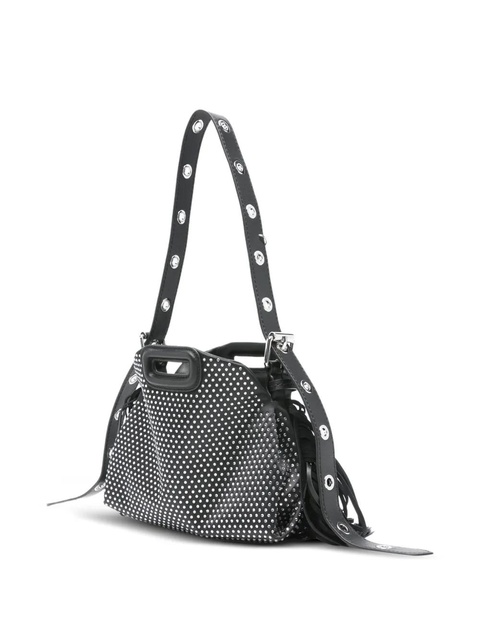 Maje studded fringed shoulder bag - Black - zdjęcie produktu nr 2