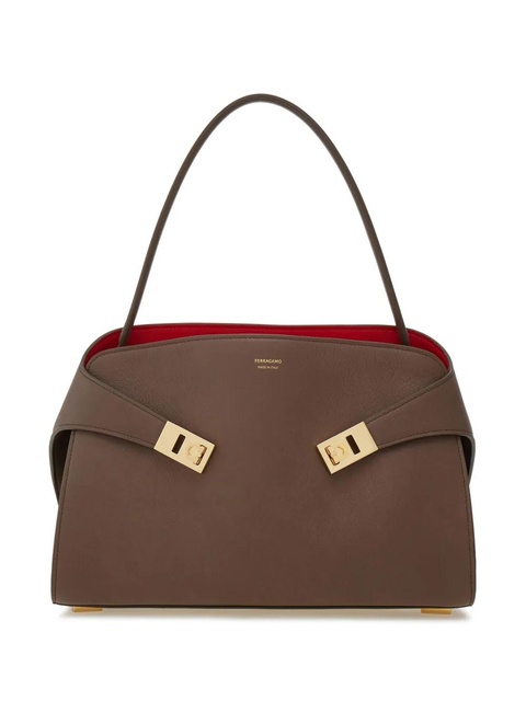 Ferragamo small Hug Soft shoulder bag - Neutrals - zdjęcie produktu nr 1