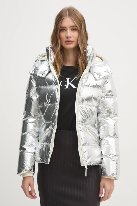 MACKAGE kurtka puchowa damska kolor srebrny zimowa MADALYN-M - zdjęcie produktu nr 2