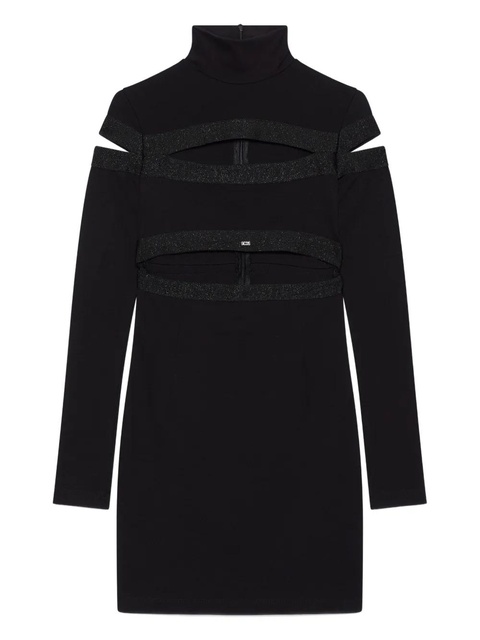 GCDS cut-out turtleneck mini dress - Black - zdjęcie produktu nr 1