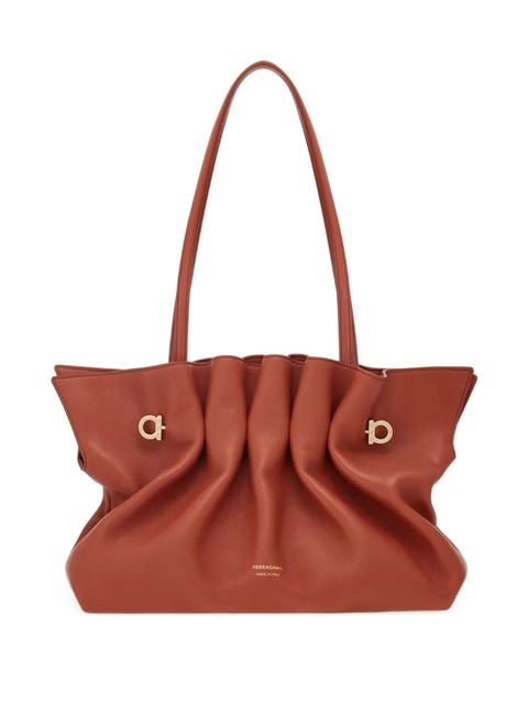 Ferragamo medium Soft shoulder bag - Red - zdjęcie produktu nr 1
