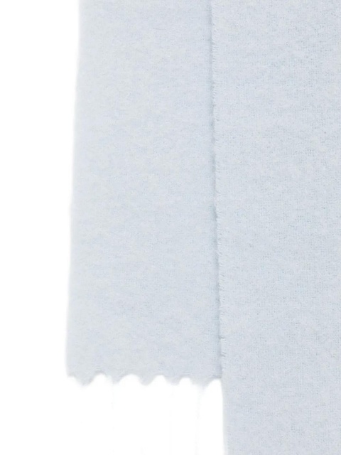 Jacquemus fringed wool scarf - Blue - zdjęcie produktu nr 2
