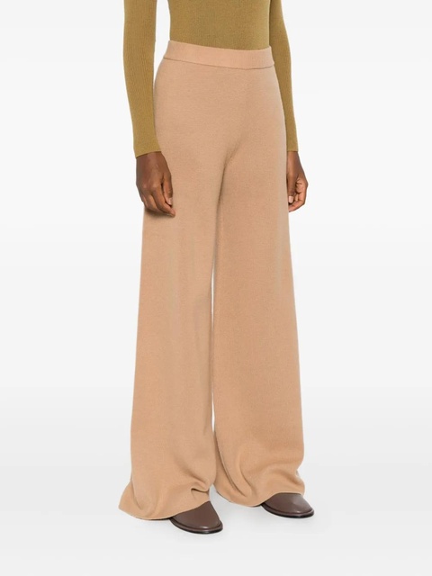 Max Mara knitted ribbed-waist trousers - Brown - zdjęcie produktu nr 2