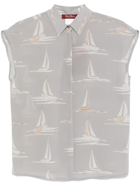 Max Mara Gaetana shirt - Grey - zdjęcie produktu nr 1