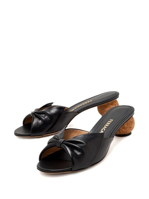 Ferragamo 45mm knotted sandals - Black - zdjęcie produktu nr 2