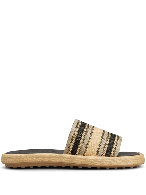 Tod's two-tone slides - Neutrals - zdjęcie produktu nr 1