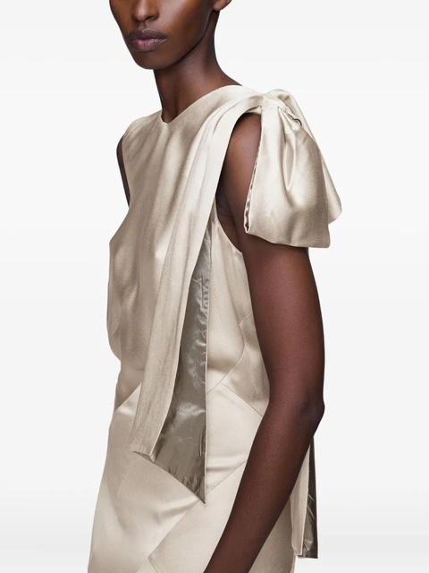 Maison Margiela bow-detail gown - Neutrals - zdjęcie produktu nr 2