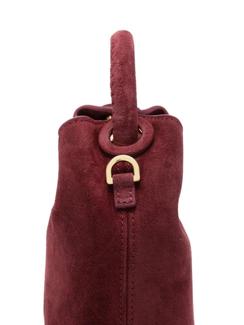 Elleme Madeleine suede top-handle tote bag - Red - zdjęcie produktu nr 2