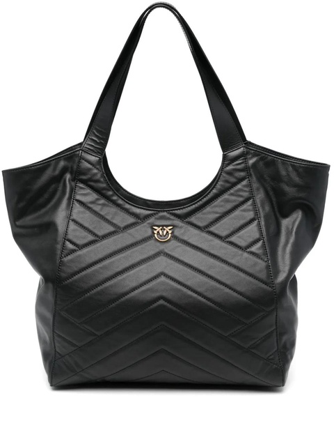 PINKO chevron-quilted tote bag - Black - zdjęcie produktu nr 1