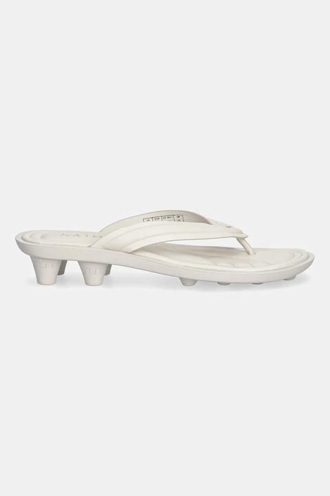 Puma japonki PUMA x FENTY damskie kolor beżowy na płaskim obcasie 404770 - zdjęcie produktu nr 2