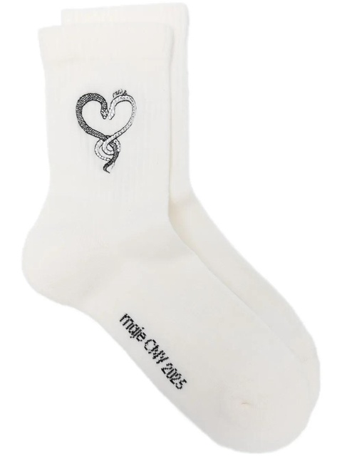 Maje rhinestone-embellished socks - White - zdjęcie produktu nr 1