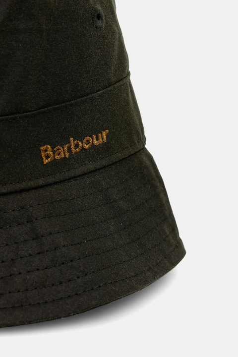 Barbour kapelusz bawełniany kolor zielony LHA0519 - zdjęcie produktu nr 1