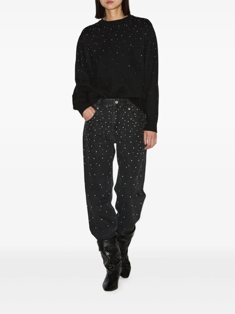 MARANT ÉTOILE Riseda studded sweatshirt - Black - zdjęcie produktu nr 2