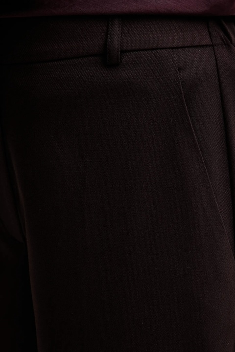 Answear.LAB spodnie damskie kolor bordowy szerokie high waist - zdjęcie produktu nr 2