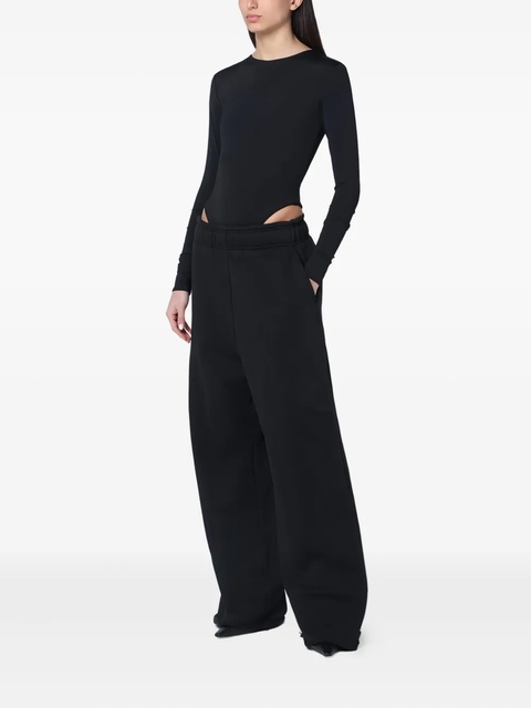 ENTIRE STUDIOS elastic-waistband wide-leg trousers - Black - zdjęcie produktu nr 2