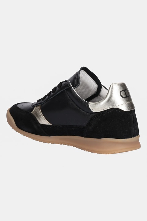 Twinset sneakersy skórzane damskie kolor czarny 252TGT022 - zdjęcie produktu nr 2