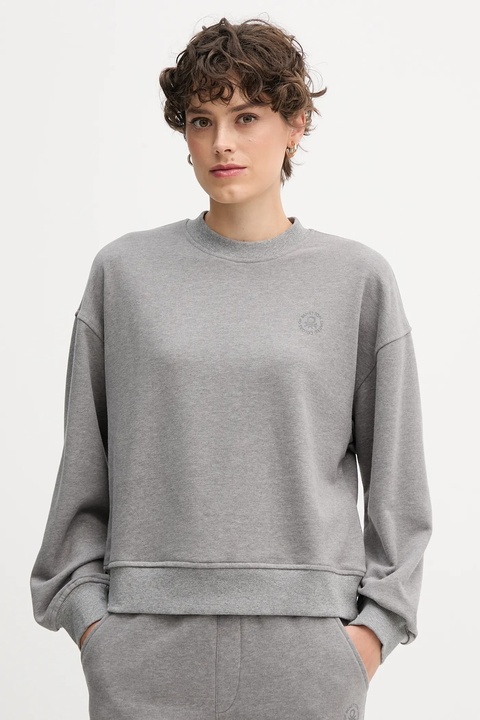 United Colors of Benetton bluza damska kolor szary z nadrukiem 3WNW3M07T - zdjęcie produktu nr 1