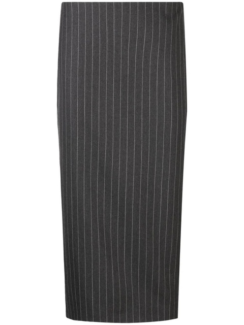 Versace mid-length pinstripe skirt - Grey - zdjęcie produktu nr 1