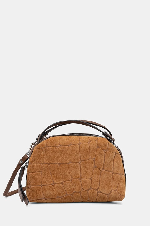 Gianni Chiarini torebka zamszowa ALIFA kolor brązowy BS.8255.CMCOCCO - zdjęcie produktu nr 1