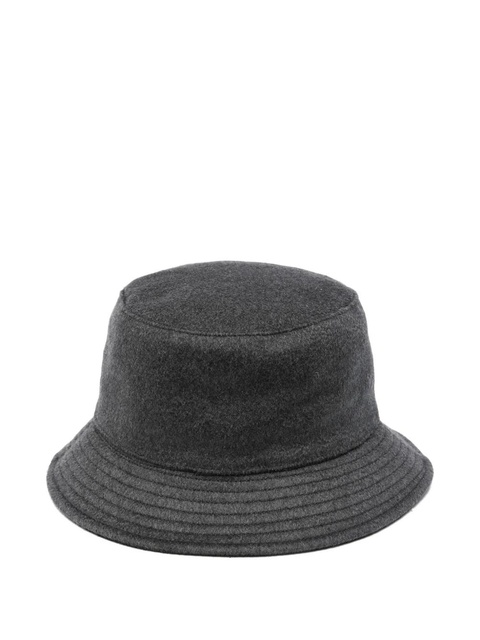 Jacquemus logo-embroidered bucket hat - Grey - zdjęcie produktu nr 2