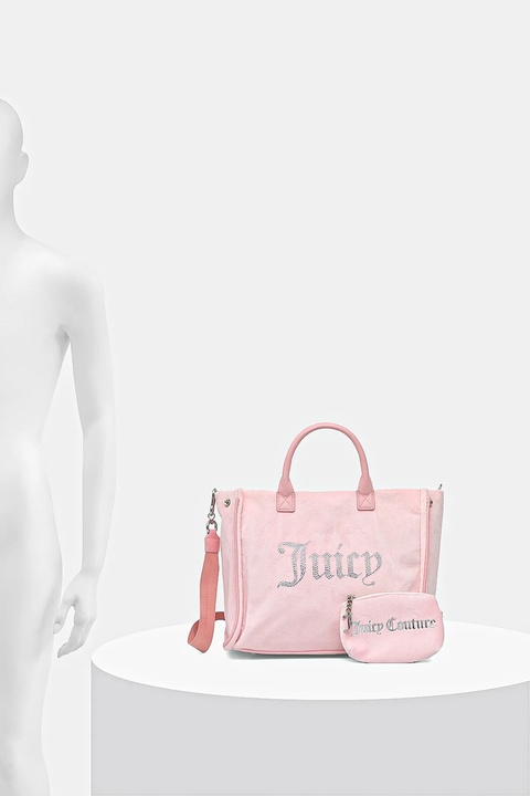 Juicy Couture torebka Iris Velvet kolor różowy BIJIR8944WZC - zdjęcie produktu nr 2