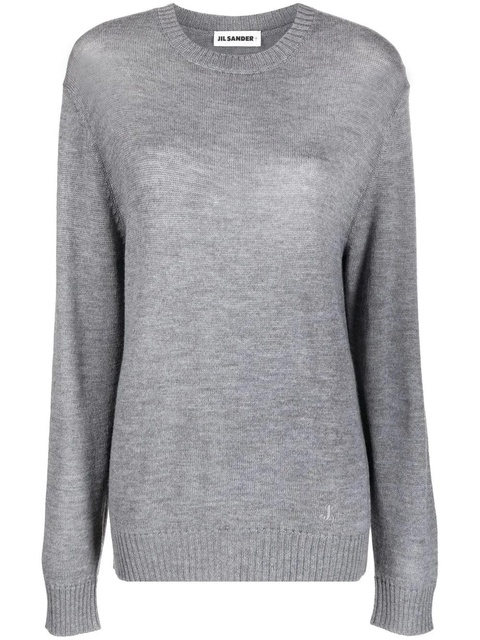 Jil Sander fine-knit wool jumper - Grey - zdjęcie produktu nr 1