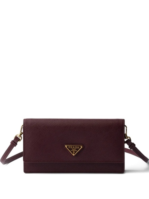 Prada leather flap wallet - Red - zdjęcie produktu nr 1
