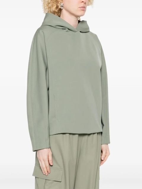 Max Mara panelled long-sleeve hoodie - 002 KAKHI - zdjęcie produktu nr 2