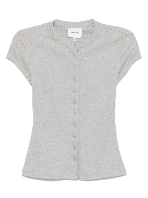 Reformation Raelynn top - Grey - zdjęcie produktu nr 1