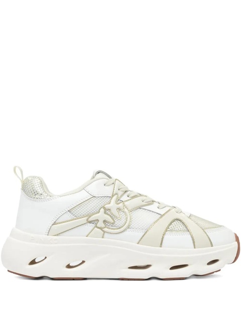 PINKO lace-up logo-detail sneakers - White - zdjęcie produktu nr 1
