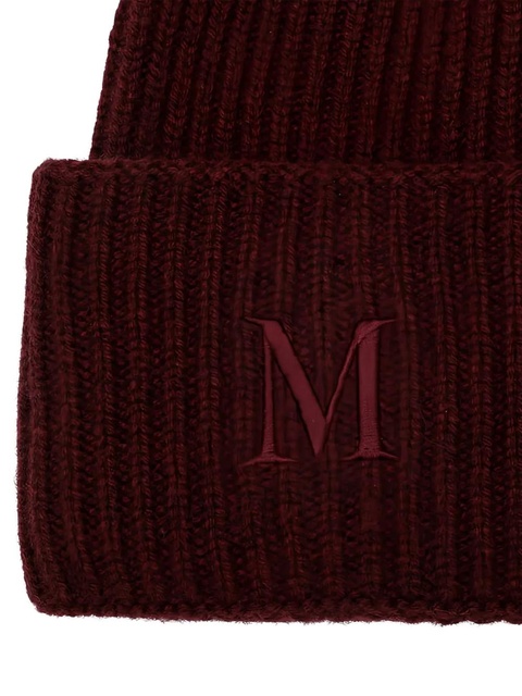 Max Mara logo-embroidered beanie hat - zdjęcie produktu nr 2
