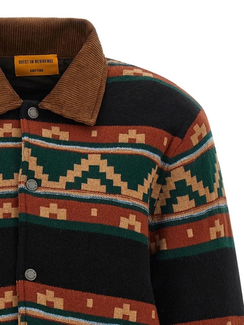 Guest In Residence corduroy-collar jacket - Black - zdjęcie produktu nr 2