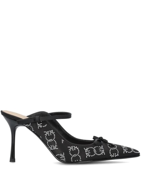 PINKO crystal-embellished mules - Black - zdjęcie produktu nr 2