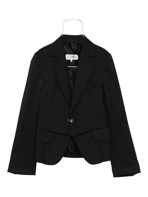 MM6 Maison Margiela single-breasted blazer - Black - zdjęcie produktu nr 2