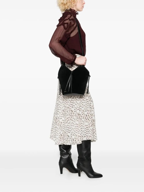 ISABEL MARANT suede shoulder bag - Black - zdjęcie produktu nr 2