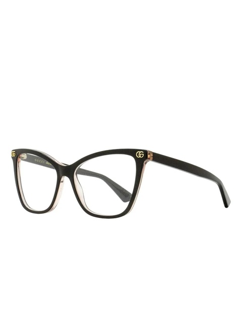Gucci Eyewear logo butterfly-frame glasses - Black - zdjęcie produktu nr 2