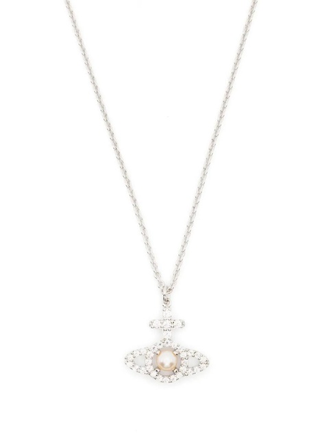 Vivienne Westwood Olympia pearl pendant necklace - Silver - zdjęcie produktu nr 1