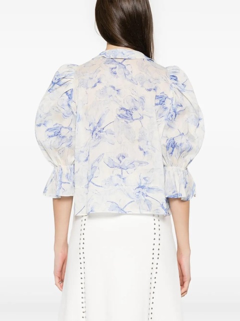 Maje floral-print blouse - Blue - zdjęcie produktu nr 2