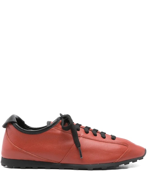 Jacquemus leather lace-up sneakers - Orange - zdjęcie produktu nr 2
