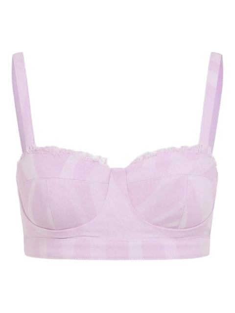 PUCCI sweetheart-neck cotton top - Pink - zdjęcie produktu nr 1