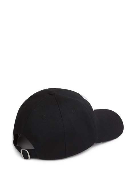 Off-White embroidered-logo baseball cap - Black - zdjęcie produktu nr 2