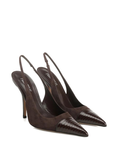 Paris Texas 105mm Lidia slingback pumps - Black - zdjęcie produktu nr 2