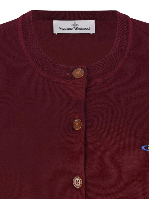 Vivienne Westwood ruched buttoned cardigan - Red - zdjęcie produktu nr 2